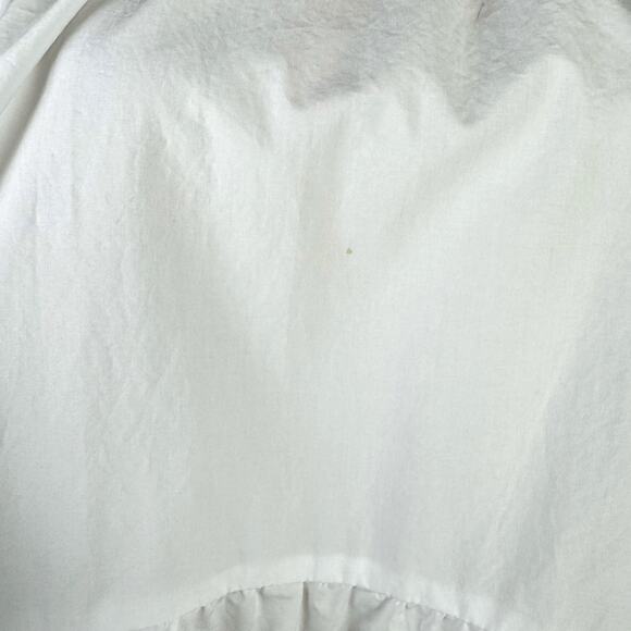 Rails Arielle White Eyelet Cotton Blend Short Sleeve Mini Layered Ruffle Dress - Picture 10 of 16